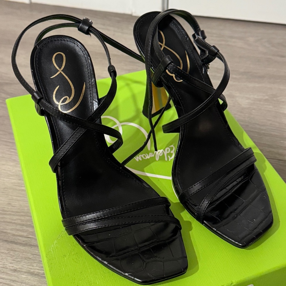 Sam Edelman Lela Black Heels Size 6.5